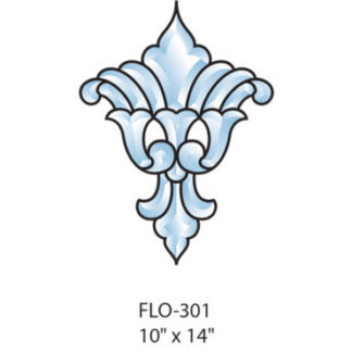 Clear Beveled Glass Cluster - AFLO-301
