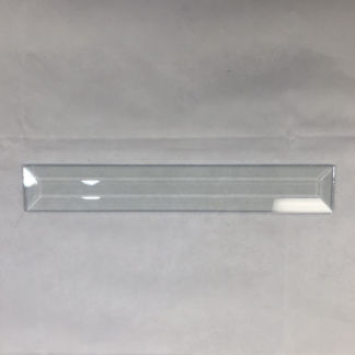 B#565 Rectangle Bevel Glass 1 1/16"  x 6 15/16" w/ Flat
