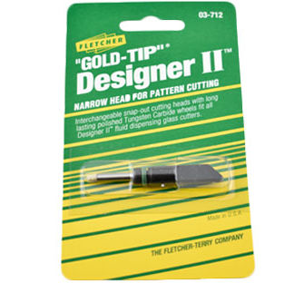 Replacement Carbide Cutting Head for Fletcher Designer II Glass Cutters