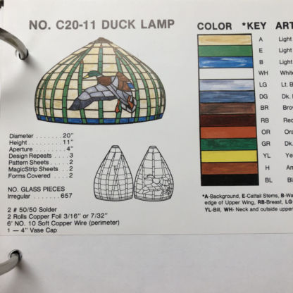 Worden C20-11 Duck Lamp Pattern - Image 2