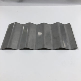4" x 12" Wavey Mold Stainless Steel