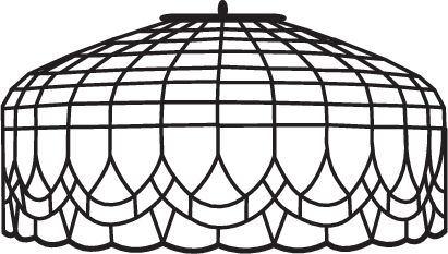 Worden W18-4 Geometric Lamp Pattern
