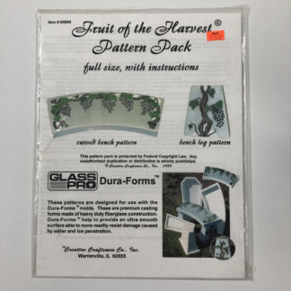 Curved Bench Pattern - Fruit Of The Harvest