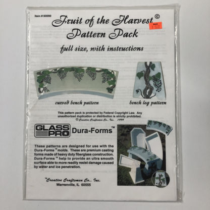 Curved Bench Pattern - Fruit Of The Harvest