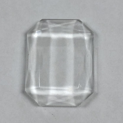 Faceted Octagonal 19 x 24mm Jewel-Clear