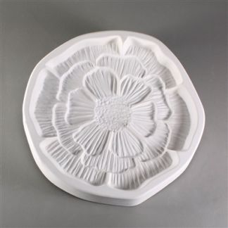 LF143 Small Patty Grey Poppy Frit Mold