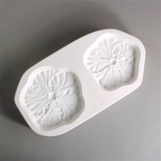 LF167 Small Hibiscus Frit Mold