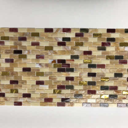 Mosaic Glass Tile MIR02 - Browns- 2 Tile Sheets - Image 2
