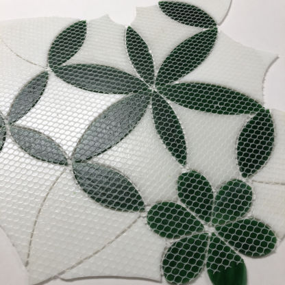 Mosaic Glass Tile Kaleidoscope 06-026 - 2 Tile Sheets - Image 3