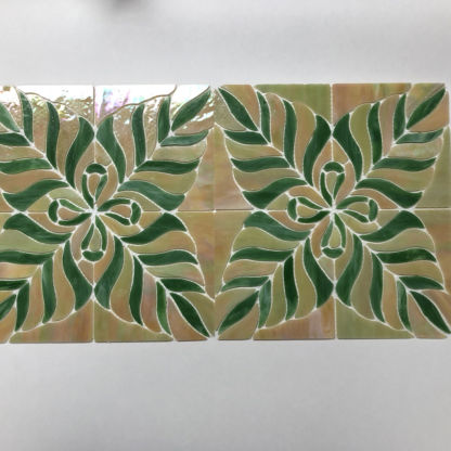 Mosaic Glass Tiles Bloom 09-040- 2 Tile Sheets - Image 2