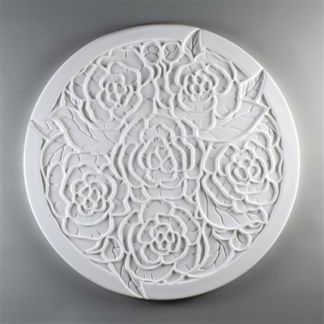 DT20 Round Peony Texture Mold