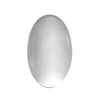 HM2518 Smooth Oval 18mm x 25mm Jewel- Clear