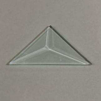 Triangle Bevel Glass 1 1/2" x 1 1/2" x 2 1/16"