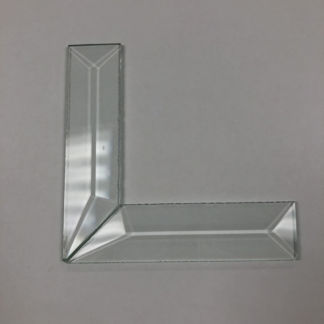 Corner Beveled Glass Set - 1 " x 4"