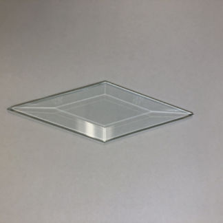 Diamond Bevel Glass 2" x 6" Box of 30