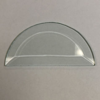 Clear Half Circle Bevel-3"