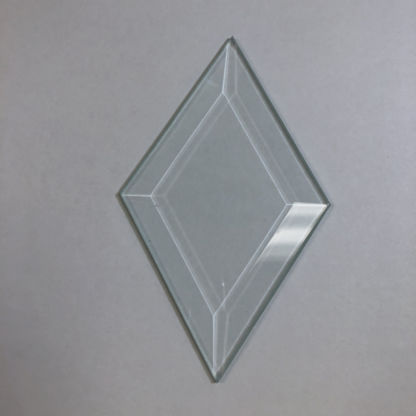 Diamond Bevel Glass 3" x 5"
