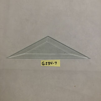 CFG234-7 Triangle Bevel Glass 4" x 4" x 6 15/16"