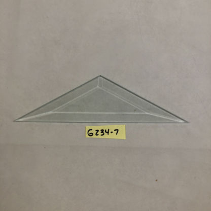 CFG234-7 Triangle Bevel Glass 4" x 4" x 6 15/16"  Box of 30