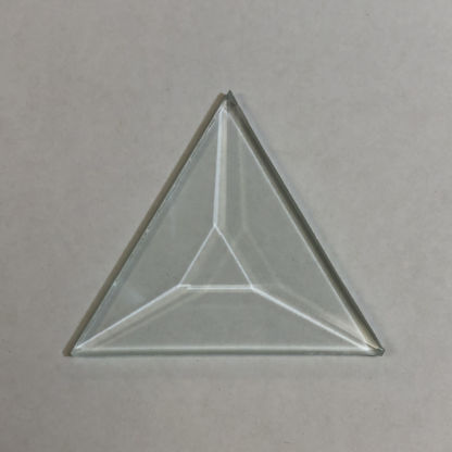 Triangle Bevel Glass 2" x 2" x 2"