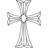 Clear Cross Bevel Cluster - 1422EA4