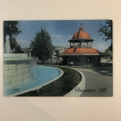 Decatur Transfer House Cutting Board-With Fountain