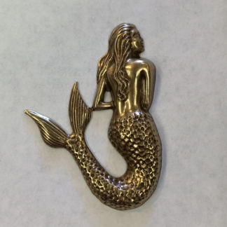 Ant. Brass 3-D Large Mermaid - FR395