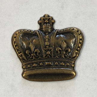 Ant. Brass 3-D Crown - FW06
