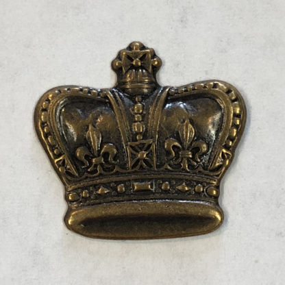 Ant. Brass 3-D Crown - FW06