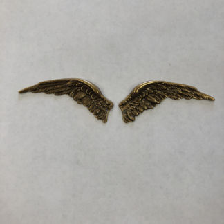 Ant. Brass 3-D Angel Wing Set (2) -  FW406