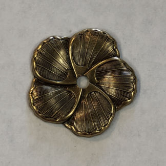 Ant. Brass 3-D Flower - FX238