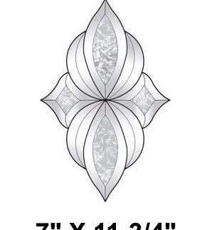 Clear Beveled Glass Cluster - MEC548GC