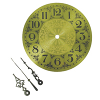 Clarity Brass Clock Face-5"