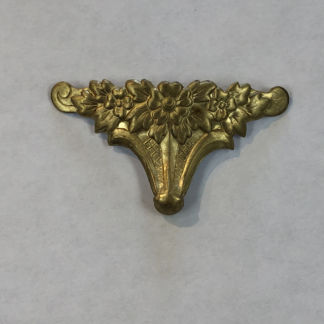 Brass Rounded Box Leg - WD170