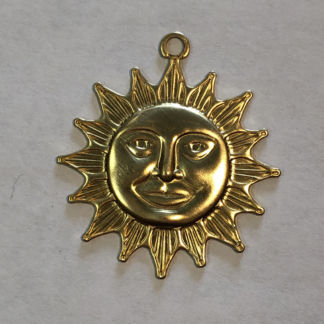 Brass Medium Sun Face- TM108