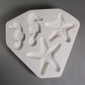 LF149 Starfish & Seahorses Mold