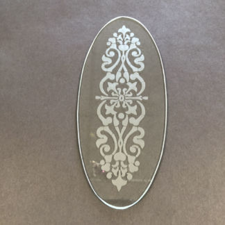 Etched Victorian Oval-#358