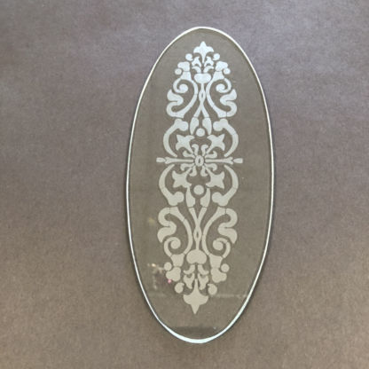 Etched Victorian Oval-#358