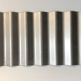 12" x 22 1/2" Giant Wavey Mold Stainless Steel