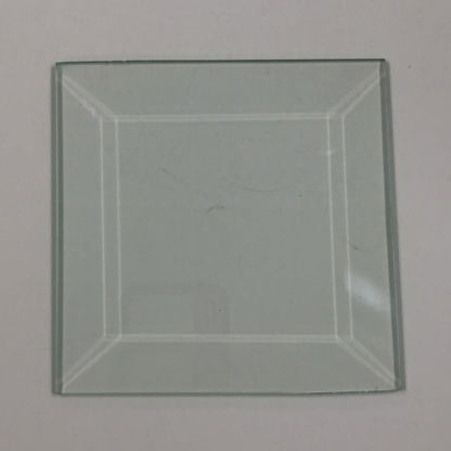 4" x 4" Clear Bevel Square