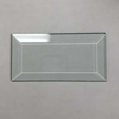 3" x 7" Clear Bevel Rectangle