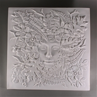 DT32 Lady Of Woods Texture Mold- 12"