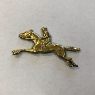 Brass Jockey & Horse-H7631