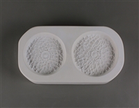 LF158 Two Small Zinnias Mold