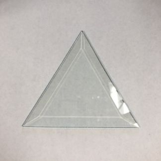 Triangle Bevel Glass 6" x 6" x 6"