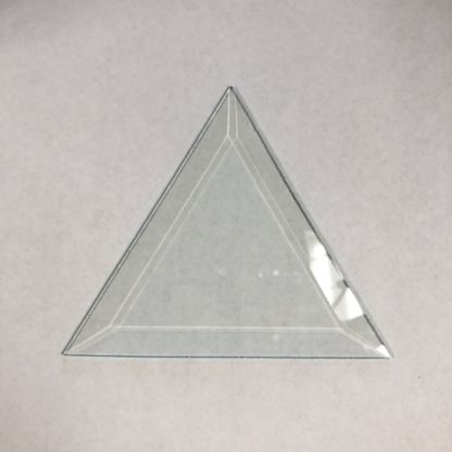 Triangle Bevel Glass 6" x 6" x 6"