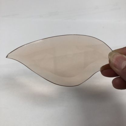 CF95878 Flame Shaped Lt. Peach Bevel Glass - Image 2