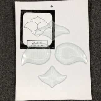 Glass Beveled Clear Cluster - MW5119