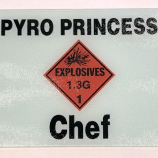 Pyro Cutting Board-Pyro Princess Chef