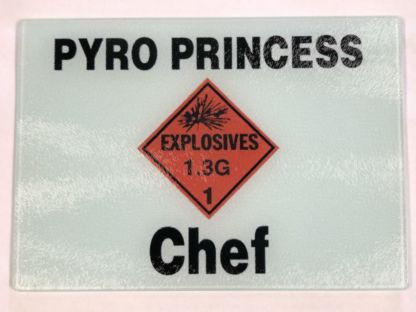 Pyro Cutting Board-Pyro Princess Chef